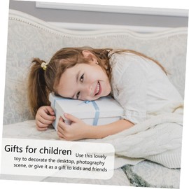 Hohopeti 1 PC Crafted Cotton Bunny Sleeping Pillow Adorable for Home Decoration Fun Soft White Doll Adornment for Bedrooms and Playrooms