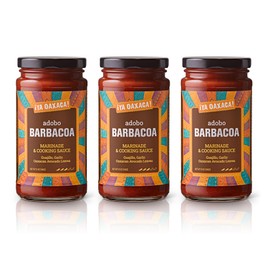 Ya Oaxaca - Barbacoa Adobo Marinade - Rich & Complex Flavor - Made with Chile Guajillo & Avocado Leaf - Brush on Chicken, Beef, Pork, or Veggies - Vegan, Non-GMO, Gluten Free - 12oz (Pack of 3)