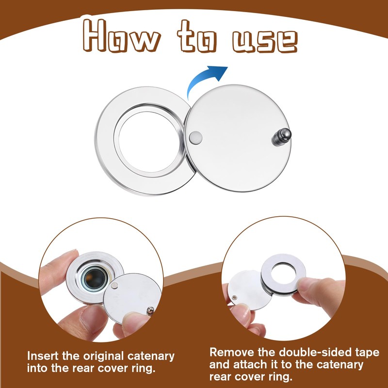 Peephole Cover, Peep Hole Covers for Door, Home Security Peephole