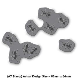 Azeeda A7 'Swarming Ants' Unmounted Rubber Stamp (RS00038606)