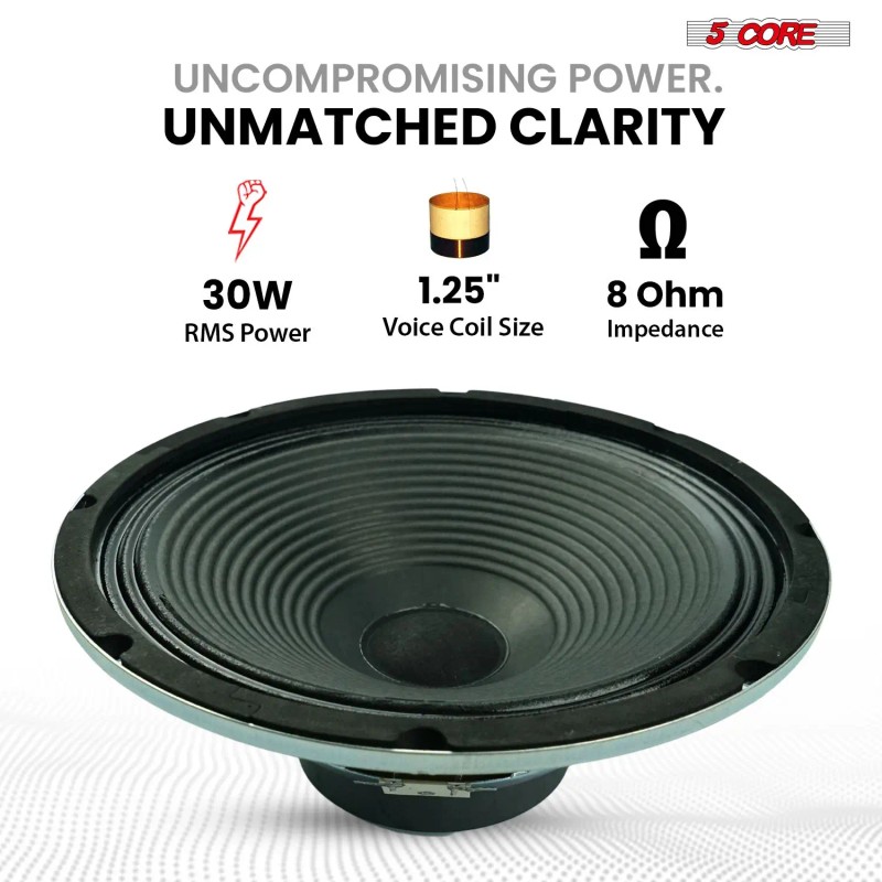 10\" Guitar Speaker 60W 8Ohm/16Ohm 25Oz Magnet 1.25\" VC Amplifier