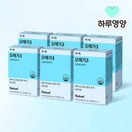 Radiwell Supercritical Altige Omega 3 Daily Nutrition 30 Capsules, 6 Pieces / 래디웰 초임계 알티지 오메가3 하루영양 30캡슐, 6개
