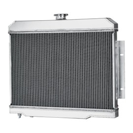 TSMINDUSTRY 3 Row Aluminum Radiator for 1972-1985 73 74 75 Jeep CJ Series CJ5 CJ6 CJ7 L6 V8 76 77 78 79 80 81 82 83 84 85 Replacement Radiators