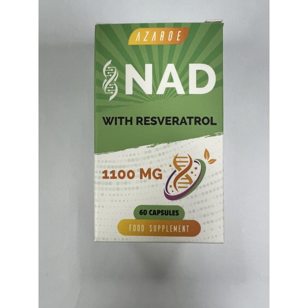 NAD+ Trans-Resveratrol 1100mg – Advanced Formula for Enhanced Performance &