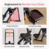 Folding Stair Stepper for Home, Vertical Cardio Climbing, Black