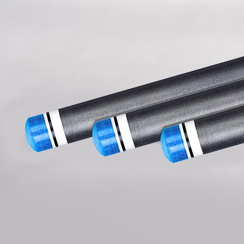 RHINO TIME Crystal Pool Billiard Cue Tip - 14mm/ Blue/Hardness: