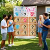 Gender Reveal Tic Tac Toe Board Game for Boys or