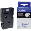 Brother TC291 9mm Black on White Tape
