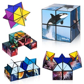 Euclidean Cube Star Cube 2 in 1 Yoshimoto Cube per bambini e adulti, giocattolo regalo per ragazzi e ragazze età 8-12 anni