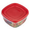 Rubbermaid Easy Find Lids Food Storage Container, 14 Cup, Racer