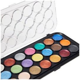 Yasutomo NPWC21 Pearlescent Watercolor Set, 21-Colors