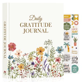 Lanpn Diario de Gratitud para Hombres y Mujeres, Journal de 5 Minutos al Día de Afirmación y Conciencia, 156 Páginas Cuaderno Guiado para Reflexiones Motivacionales (Inglés)