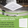 SL-JIJI 9x9 Inch Bathroom Fan Cover, Exhaust Fan Grille Replacement,