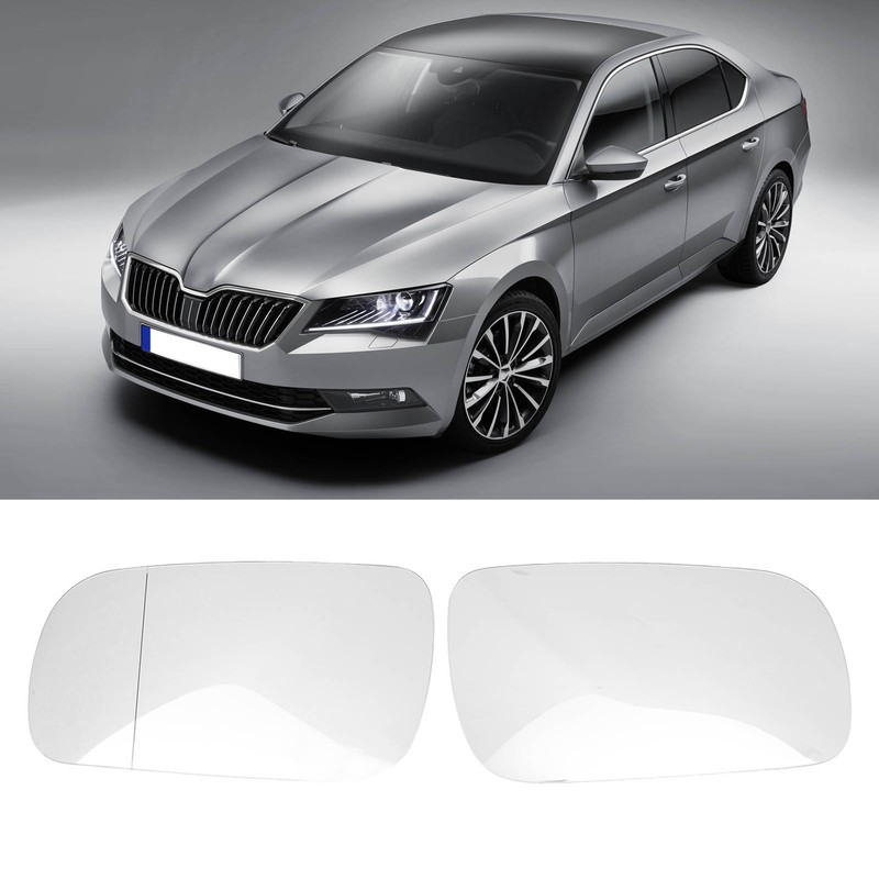 Heated Door Mirror Glass 1J1857521 Side Rearview Wing Mirror Glass