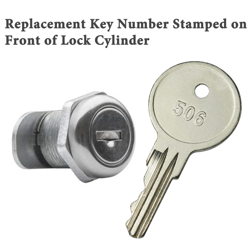 4-Pack CH506 Replacement Keys for Truck Tool Box RV Compartment
