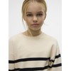 VERO MODA Girls' Vmsaba LS O-Neck Ga Girl Noos Pullover,