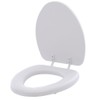 BEMIS 1250TTA 000 Commercial Heavy Duty Open Front Toilet Seat,