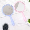 TOPYHL Makeup Hand Mirror, Double-Sided 3X 1x Magnifying Large Travel