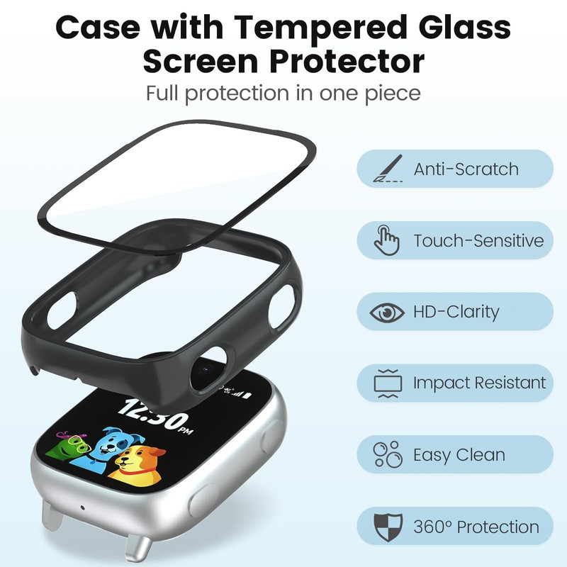 sylacor Compatible with AT&T amiGO Jr Watch 2 Screen Protector