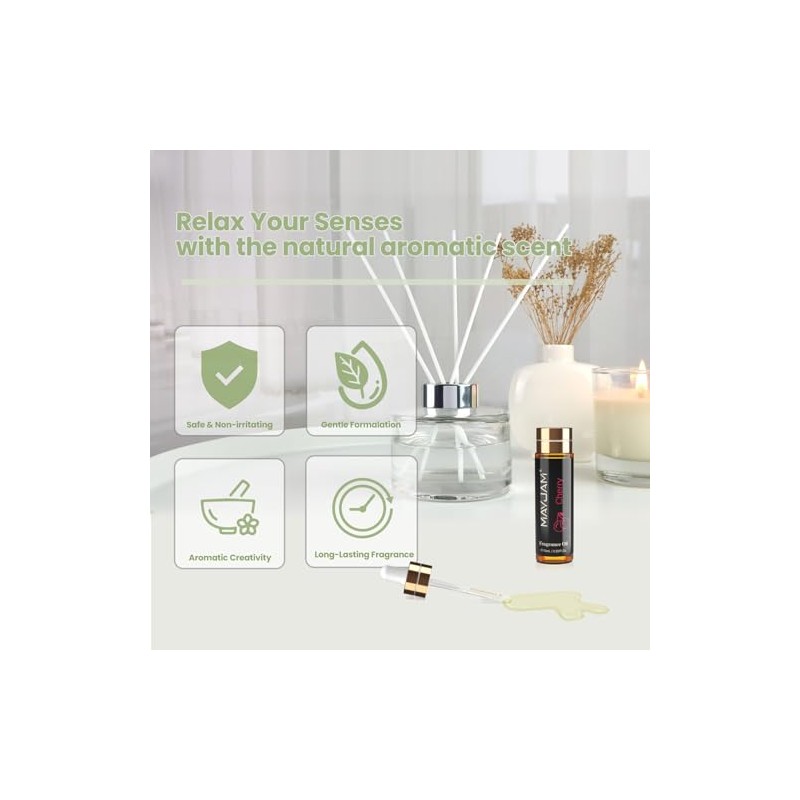 MAYJAM MAYJAM Kirsche Duft?l 10ML, Premium Kirsche?lfr ?therische ?le Diffusor,