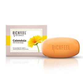 Richfeel Schöne Natürlich Calendula Seife für normale bis Unreine Haut 75 g