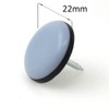 16pcs Nail-in PTFE Teflon Furniture Glides 22mm for Tables and