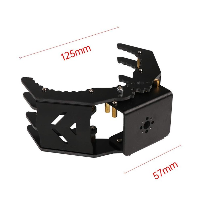 Mechanical Robot Arm Claw/Gripper Robot Gripper (Black Mechanical Claw Without