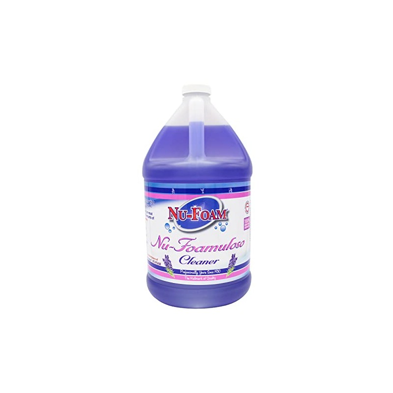 Glissen Nu-Foam 300187 Nu-Foamuloso Lavender Bathroom/Floor/Multi-Purpose Cleaner, 1-Gallon