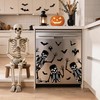 Halloween Dishwasher Magnets Dancing Skeleton Ghost Bat Decor