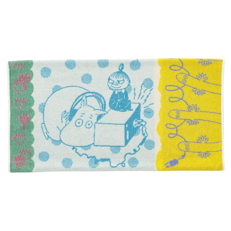 Marushin 1405022600 Moomin Pillowcase for Adults, Radio Time Pile Fabric