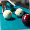 GRIRIW 20pcs Leather Billiard Cue Tips Replacement with Storage Box