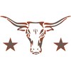 Longhorn Stencil - 30.5 x 16.5cm (M) - Reusable Cow