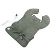 Back Heating Pad Dark Grey Soft Plush Hands Free Design