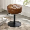 LUE BONA Adjustable Vanity Stool, 360°Swivel Vanity Chair for Makeup