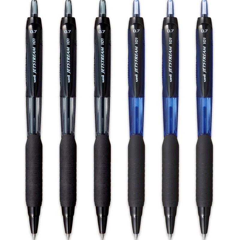 uni-ball Jetstream SXN-101-7N Retractable Rollerball Pens - 0.7mm Nib Tip