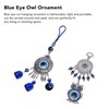 2pcs Blue Eye Owl Ornament Good Luck Attract Wealth Fashionable