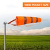 39 Inch/100cm Windsock, Airport Windsocks Outdoor Durable, Rip-Stop Windsocks Measurement