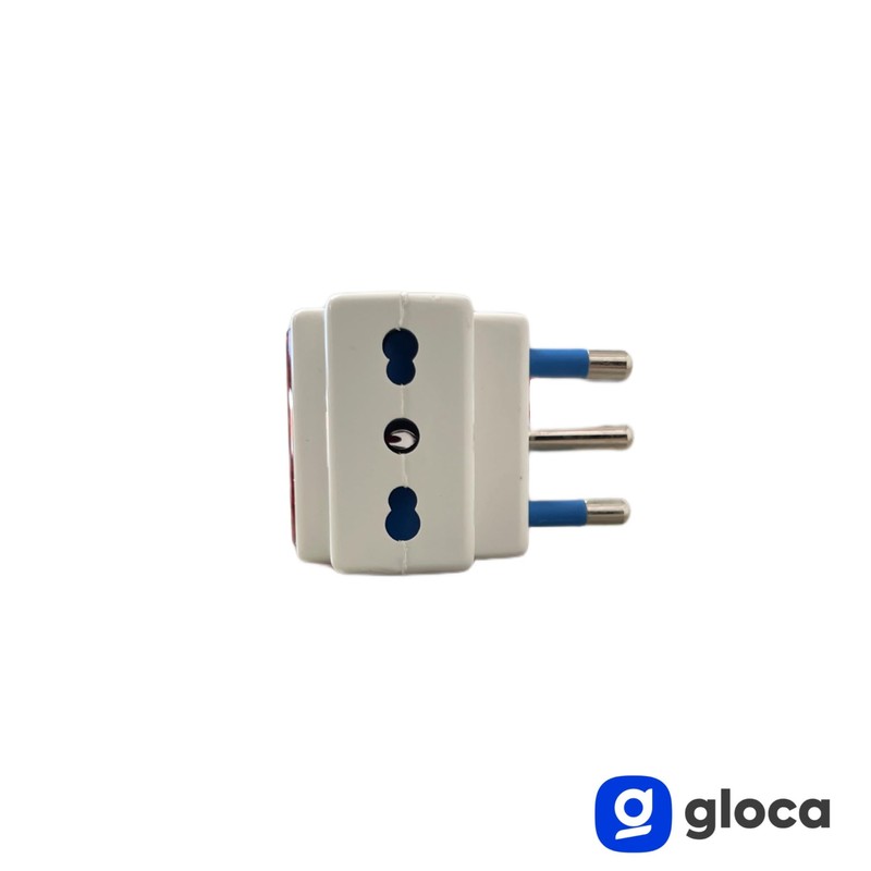 Gloca Set of 3 Adattatori 2 Prese 10/16A Con Spina