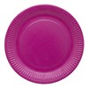 Ökolution Pack of 20 Disposable Paper Plates Colourful Round Sustainable