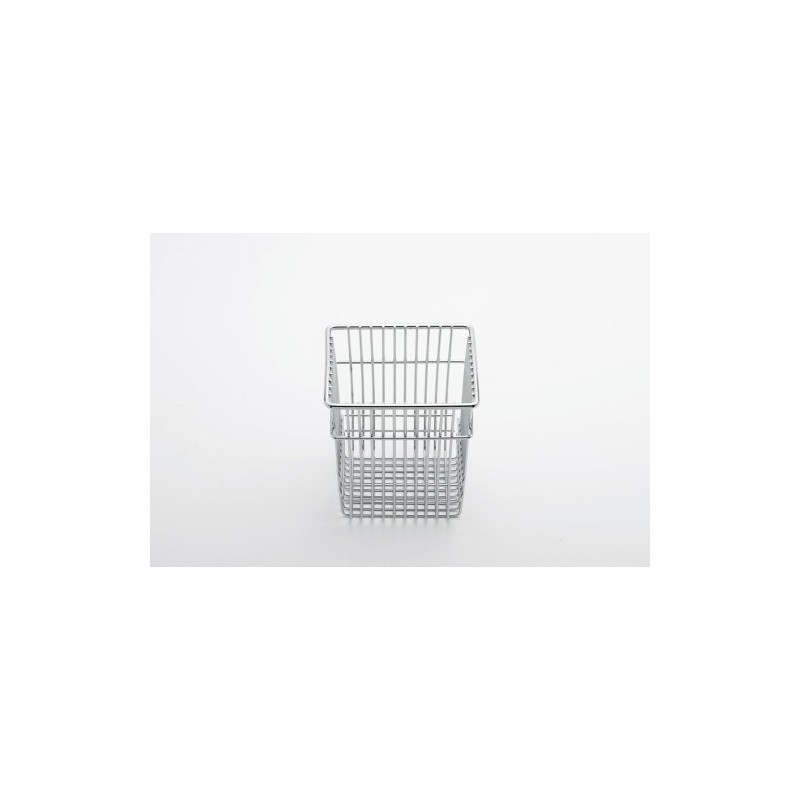 Weis Cutlery Basket Chrome-Plated, Metal Silver, 12 x 12 x