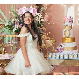 Mouse Ears Birthday Headbands With Shiny Sequins Diamond Decoration, for Girls Costume Cosplay Glitter Party, for Kids & Adult, Pink