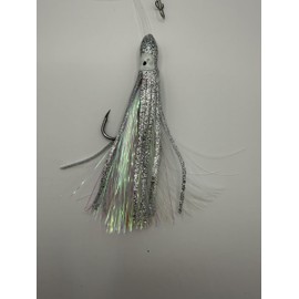 Hand Tied West Coast Rockfish Lingcod Shrimp Fly/Hi Low Rig - 3 Pack