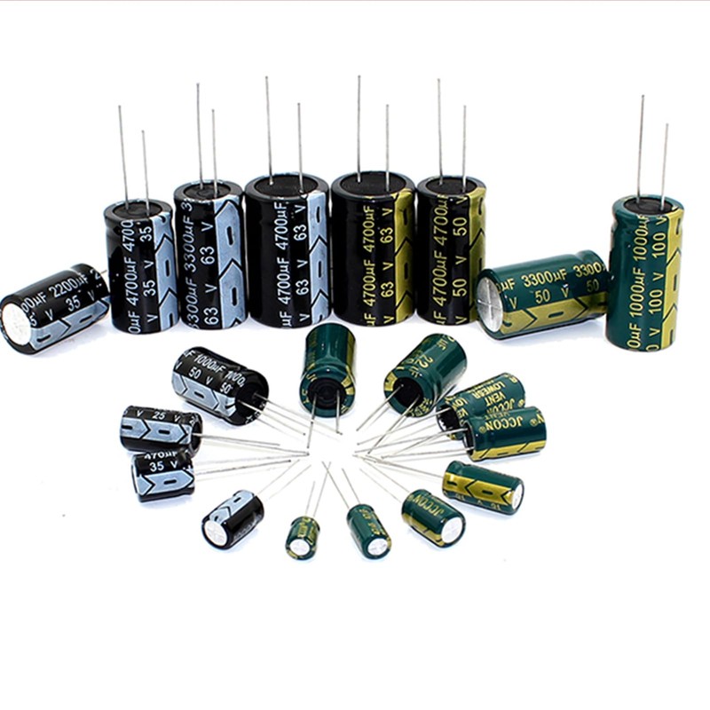 20PCS 250V 10UF Electrolytic Capacitor, High Frequency Aluminum Electrolytic Capacitors