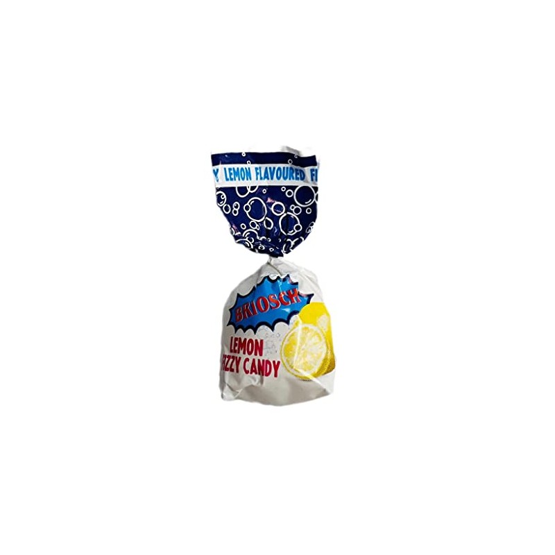 Brioschi Lemon Flavored Effervescent Fizzy Digestive Italian Candies (2.2 lbs