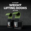 AmStaff Fitness Weight Lifting Hooks (Pair) - Gym Wrist Straps
