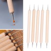5pcs Tracing Stylus DIY, Leather Goods Leather Tools Making Wooden