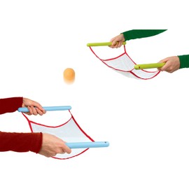 Goki 56829 Throwing and Catching Game with Ball Made of Felt, Wood and Fabric, 54 x 27.5 x 2 cm