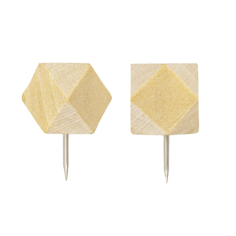 K3T 48366 Octagonal XXL Wooden Pins (Pack of 10)