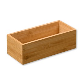 Kesper Stackable Storage Box, Material: FSC® Certified Bamboo, Dimensions: W 24 x D 11 x H 8 cm, Colour: Brown | 57404