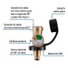 Manómetro Medidor Para Tanque De Gas Qcc1/pol Foset Mano-1g